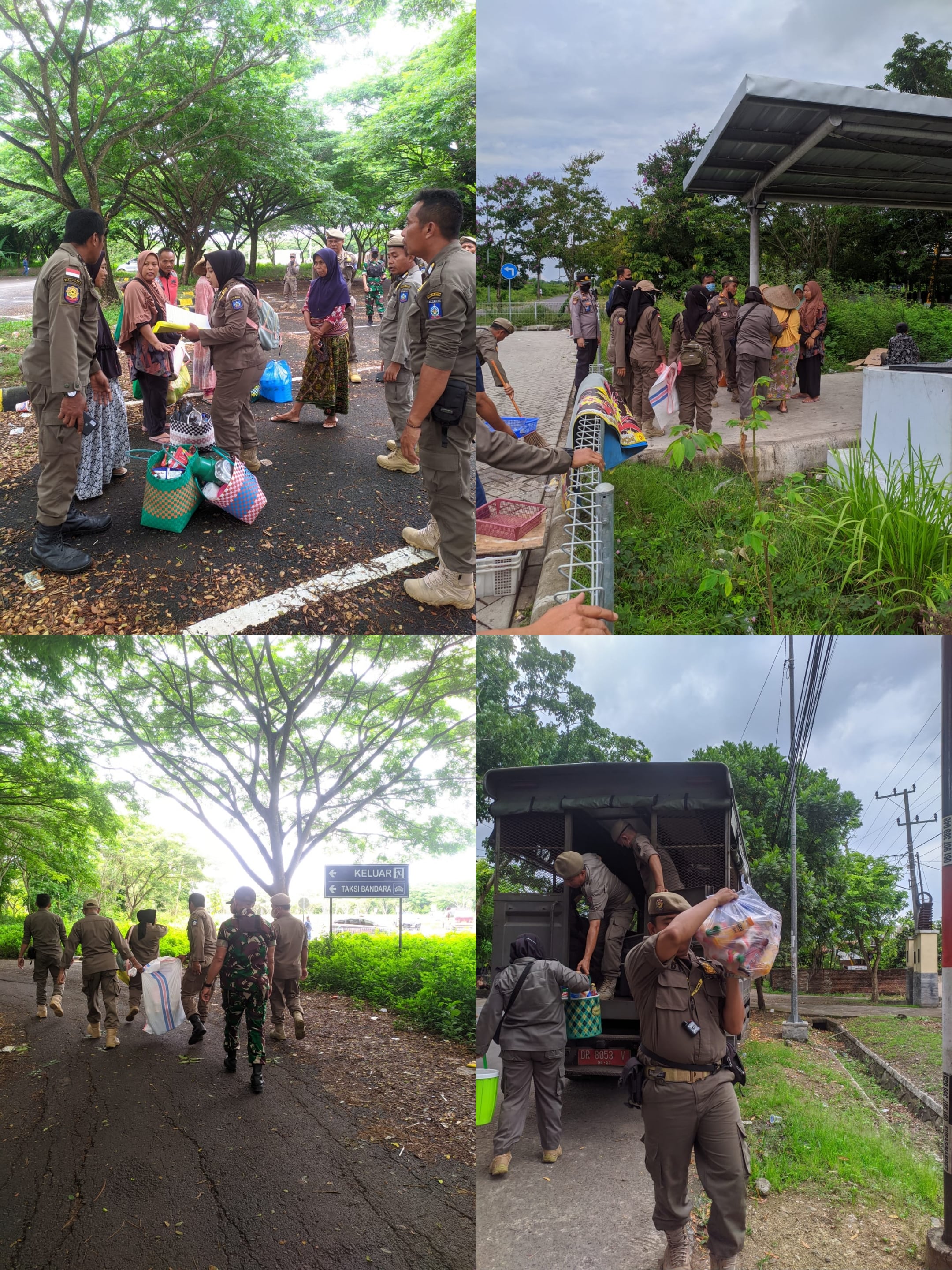 PENERTIBAN PKL DI AREA BANDARA INTERNASIONAL LOMBOK (BIL)